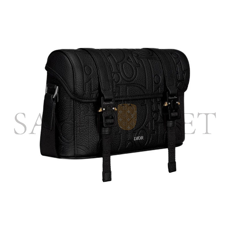DIOR HIT THE ROAD GRAINED CALF LEATHER 1ESPO333LLG-H00N (24*18*8cm)